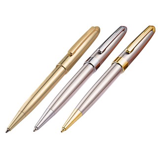 BHT 1.0mm Luxury Metal Rotary Ballpoint Pen Business School Supplies Writing 3 Colors