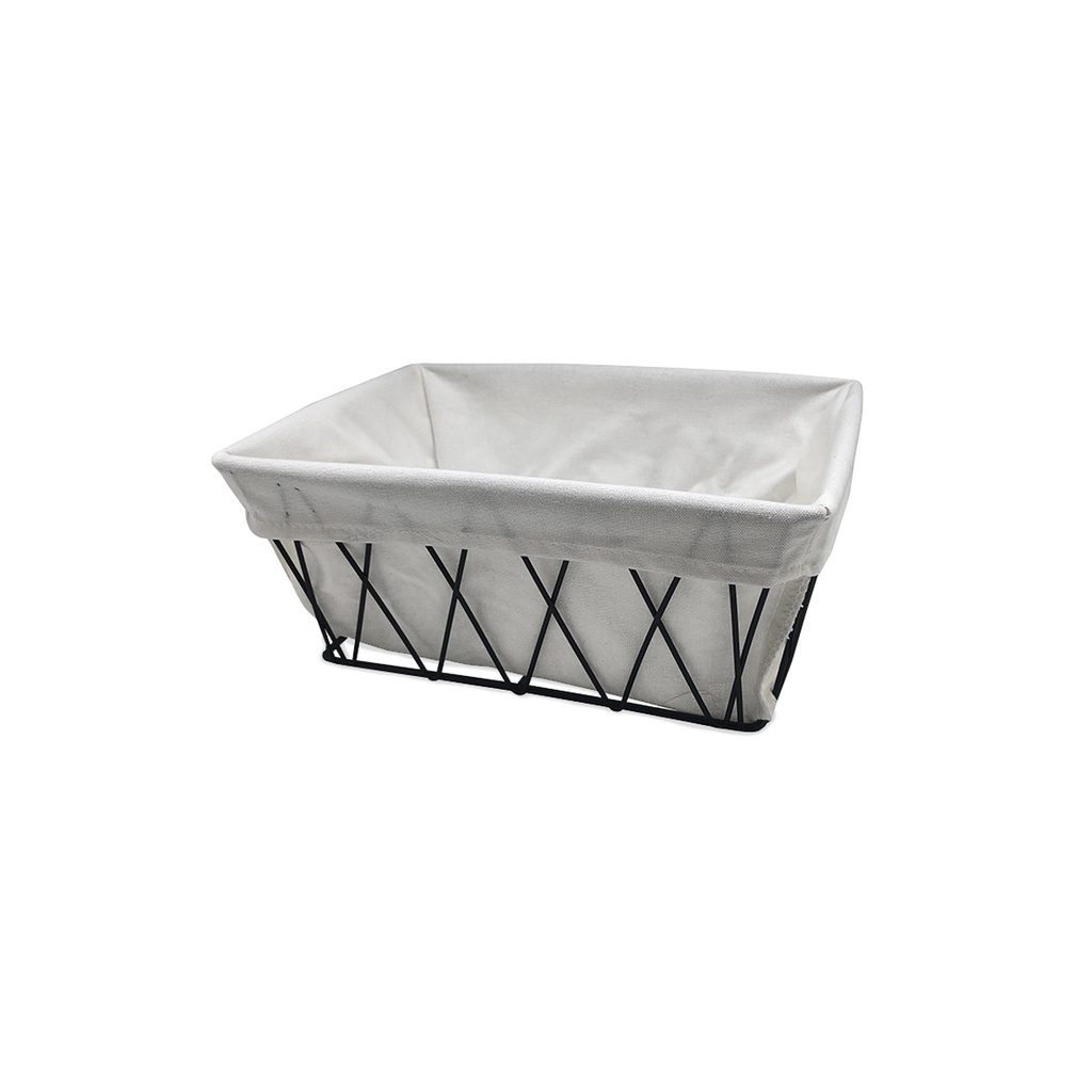 Cesto Aramado Com Forro Grande - Oikos - Home & Living