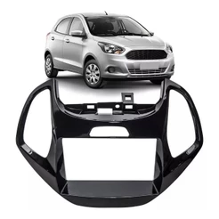 Moldura Black Piano 2din Dvd Multimidia Ford Ka 15 2016 2017