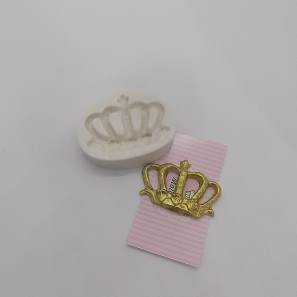 Molde De Silicone Coroa Realeza Molde Para Confeitaria Molde Para Biscuit 553