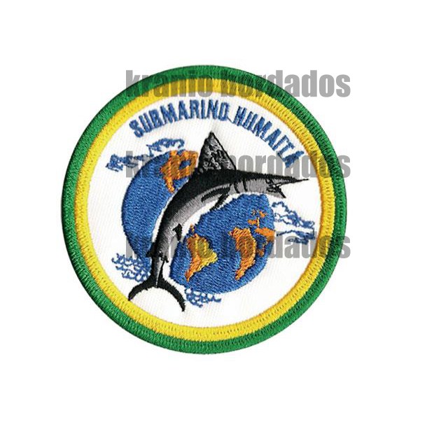 SUBMARINO HUMAITA PAINTBALL AIRSOFT PATCH BORDADO ENVIO IMEDIATO