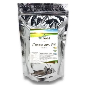 Cacau Alcalino Em Pó 100% (ph 6,0 - 7,2) Wenutri 500g em Oferta na Shopee