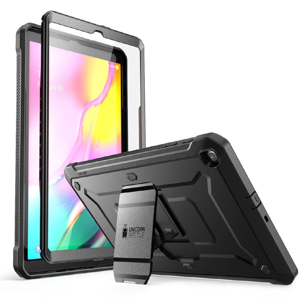 SUPCASE Unicorn Beetle Pro Para Galaxy Tab A 10.1 Capa Com Protetor De Tela Suporte Integrado Protetora Resistente De Co