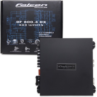 Amplificador Modulo Potencia Falcon DF800.4 DX 800 Watts / 4 3 2 Canais DF 800 em Oferta na Shopee