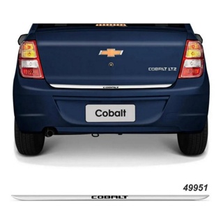 Friso Porta Malas Gm Cobalt 2012 A 2018 Cromado Com Grafia em Oferta na Shopee