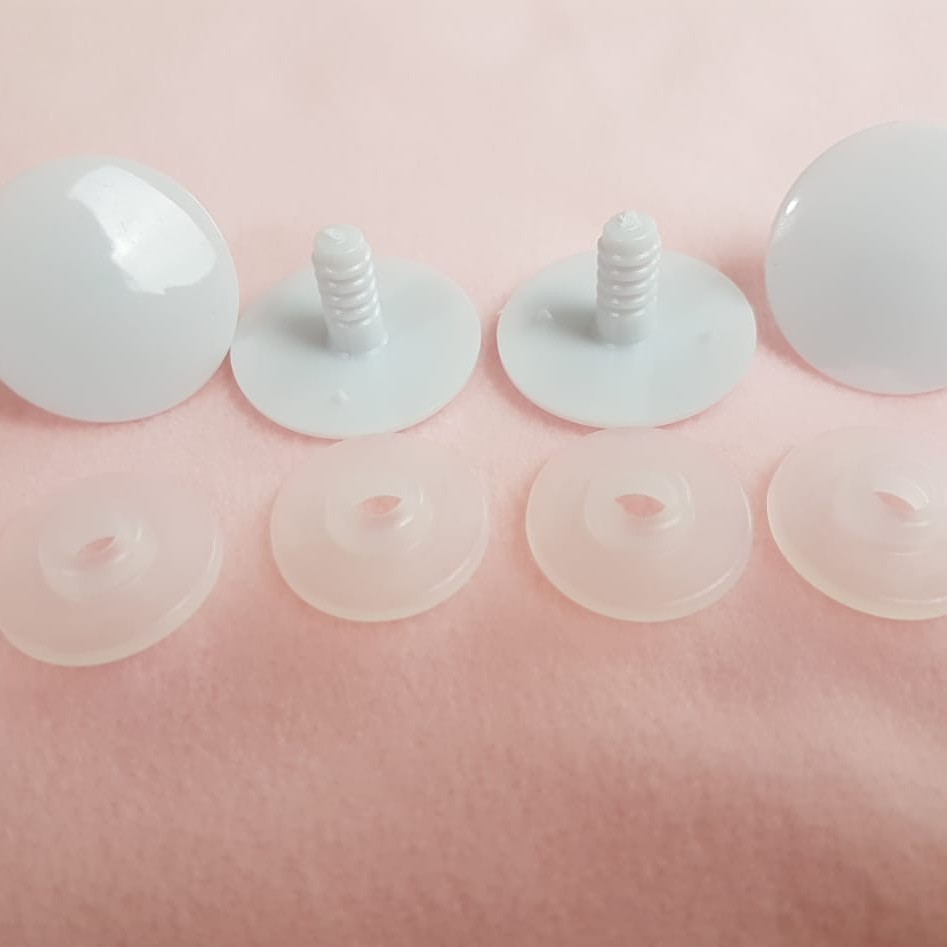 2 pares pino 30 mm para articulação de bonecas, bichos de pelúcia, fantoche, bonecos ,artesanato em Oferta na Shopee