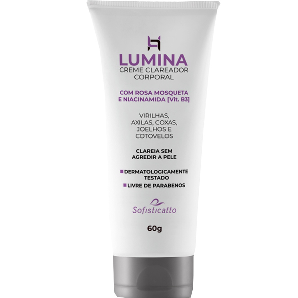 Creme Clareador Lumina para virilhas e axilas Sofisticatto
