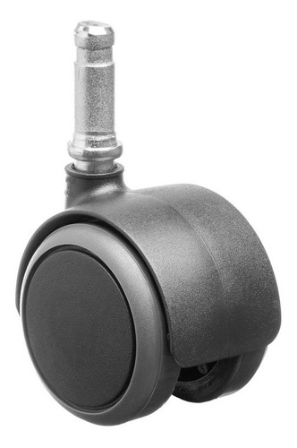 (5pçs) Rodizio 50mm Roda C/ Poliuretano Pu Anti Risco, Pino 10mm C/ Bucha De 1/2'' (13mm) P/ Cadeiras E Móveis