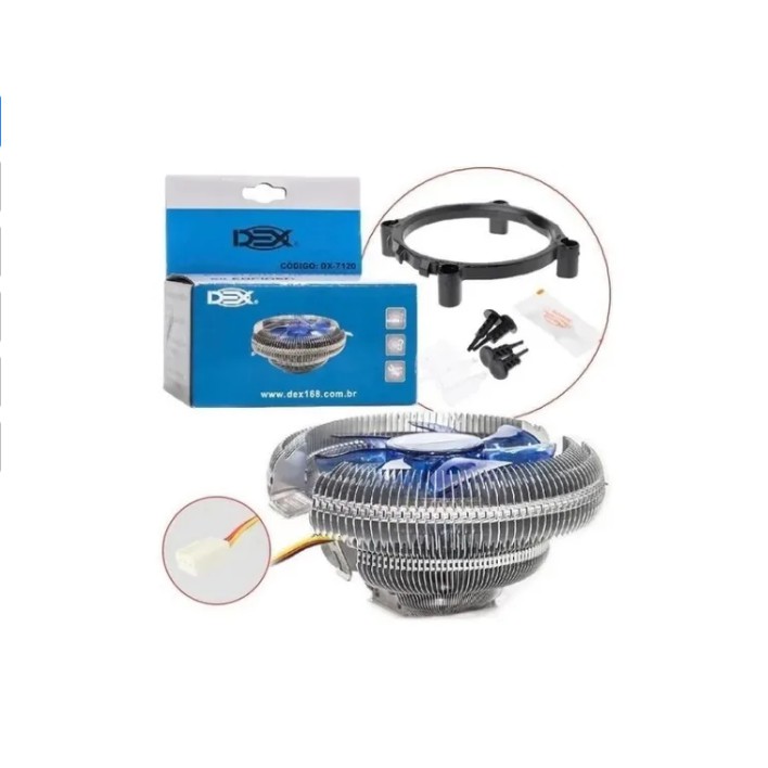 Cooler Dex P/ Processador Universal Amd E Intel Dx-7120