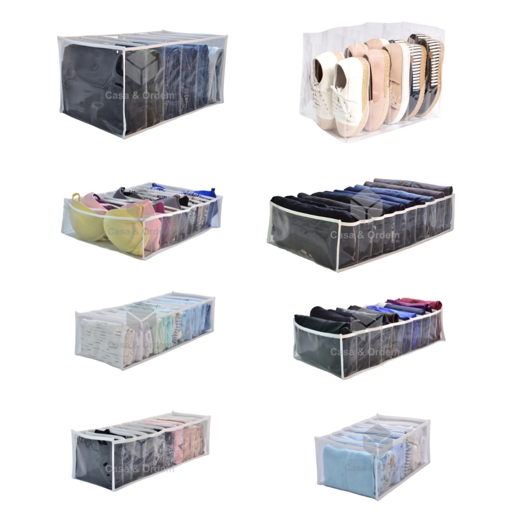 Organizador para Gaveta, Guarda-Roupa, Camisetas, Bodys Colmeia organizadora com divisória multiuso, organizador de objetos com repartições