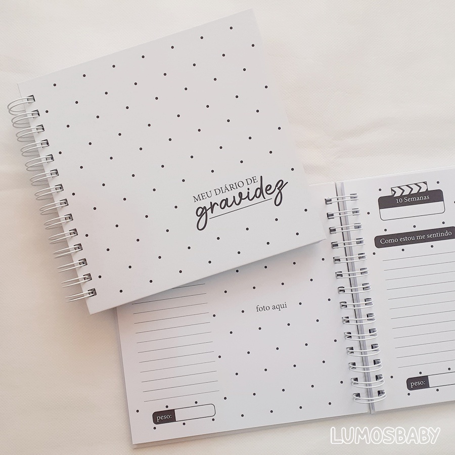 Meu Diário de Gravidez - Album/Diário Gestante em Oferta na Shopee