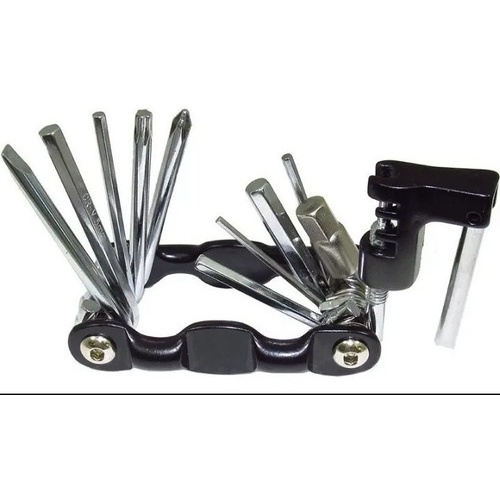 Chave Canivete 12 funções Bicicleta Fenda Chave Philips Chave Corrente Espátula R-49