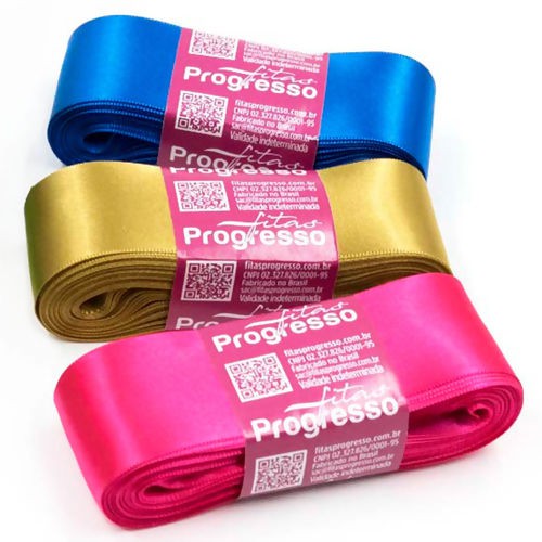 20 metros de fita de cetim cf007 Progresso número 7 com 30mm em Oferta na Shopee