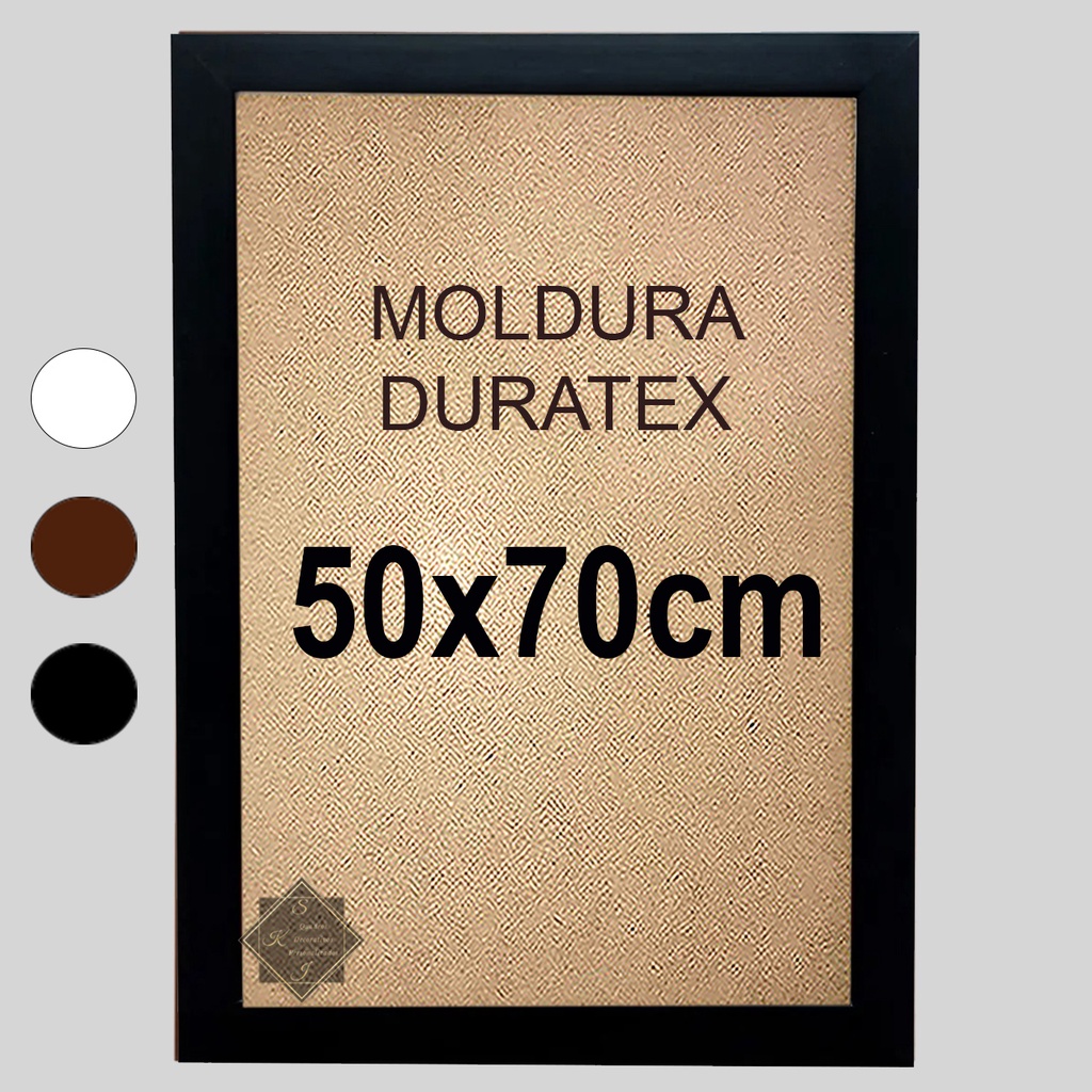 Moldura Quadro 50x70cm sem Vidro, sem Acetato somente com Duratex em Oferta na Shopee