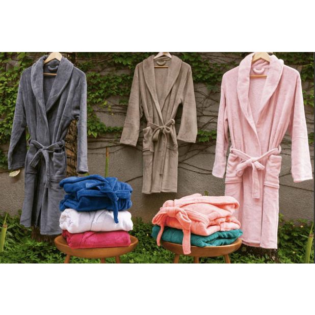 Roupão Microfibra Camesa Unissex Tamanho Único Diversas Cores