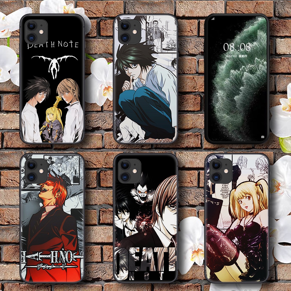 Iphone 6 6s 7 8 Plus X Xs Xr 11 Pro Max Tpu Soft Case 11k Anime Manga Death Note Casing Soft Shopee Brasil