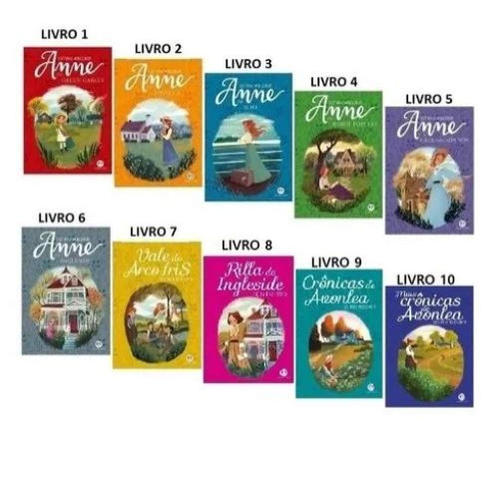 Coleção 10 Livros Anne With An E Serie Netflix Green Gables Shopee Brasil