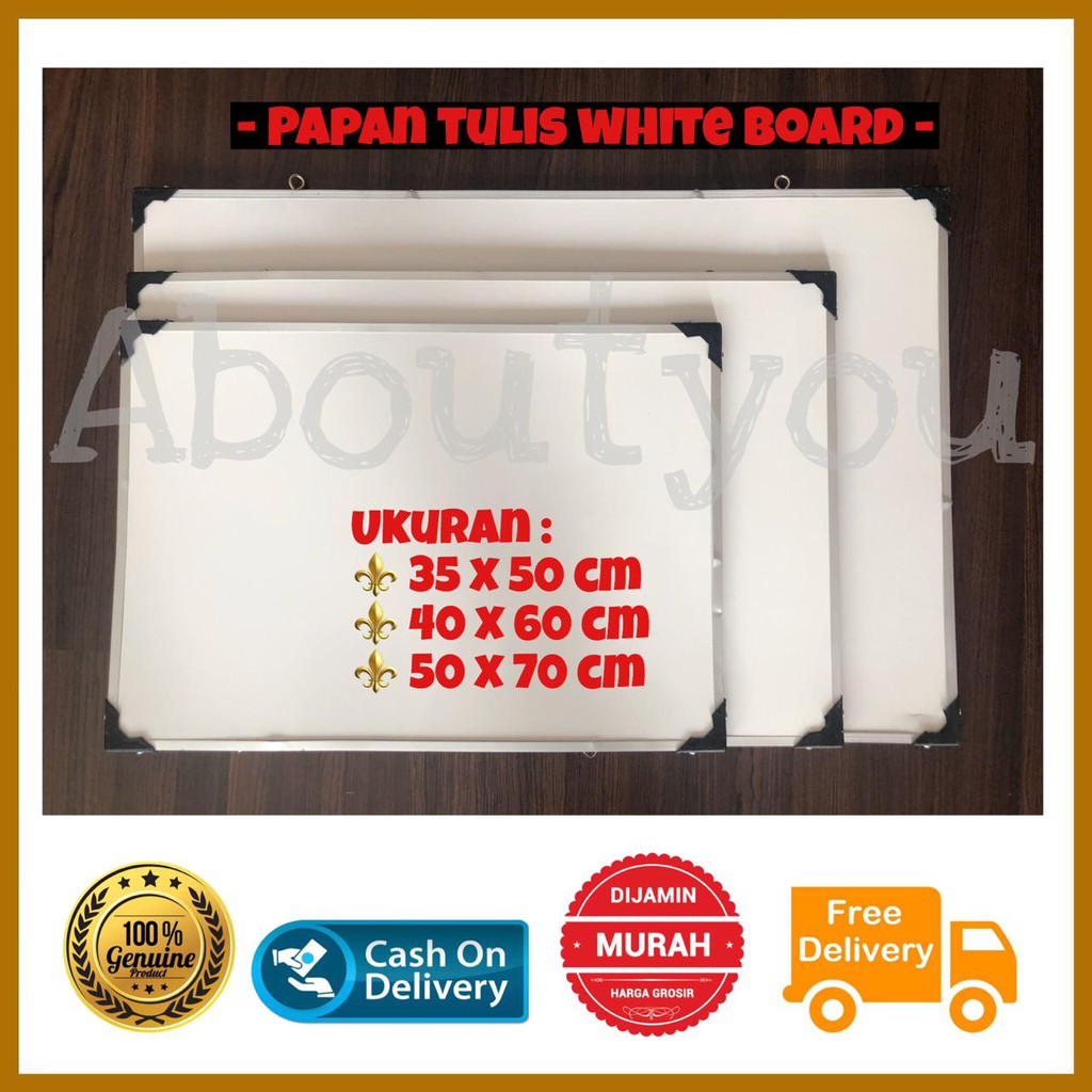 Lousa Grande Colar Suspensa Quadro Branco 50x70 cm | Shopee Brasil