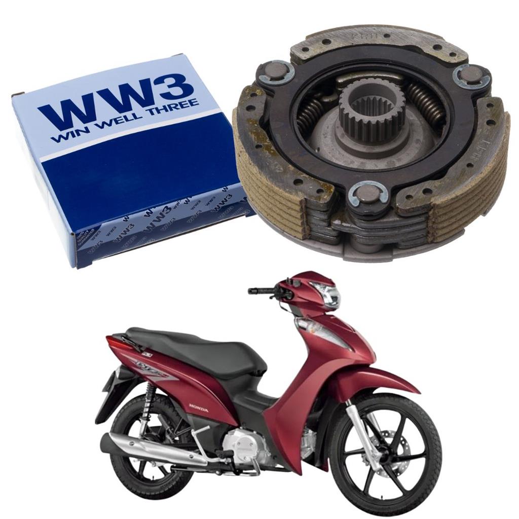 Sapata Embreagem Primaria Centrifuga Peso Completo Biz 125 em Oferta na Shopee