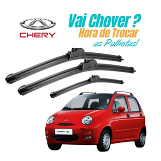 Kit 3 Palhetas Chery QQ 2009 A 2013 Limpador Parabrisa 2009 2010 2011 2012 2013 PROMOÇÃO SHOPEE em Oferta na Shopee