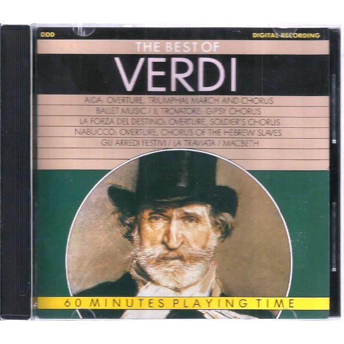 1349 Mcd- Cd Original 1989- The Best Of Giuseppe Verdi- 60 Minutes Playng Time- Vários Interpretes- Clássica