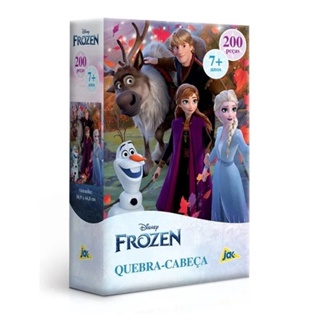 Quebra Cabeça Disney Frozen 200 Peças 2869 Toyster em Oferta na Shopee