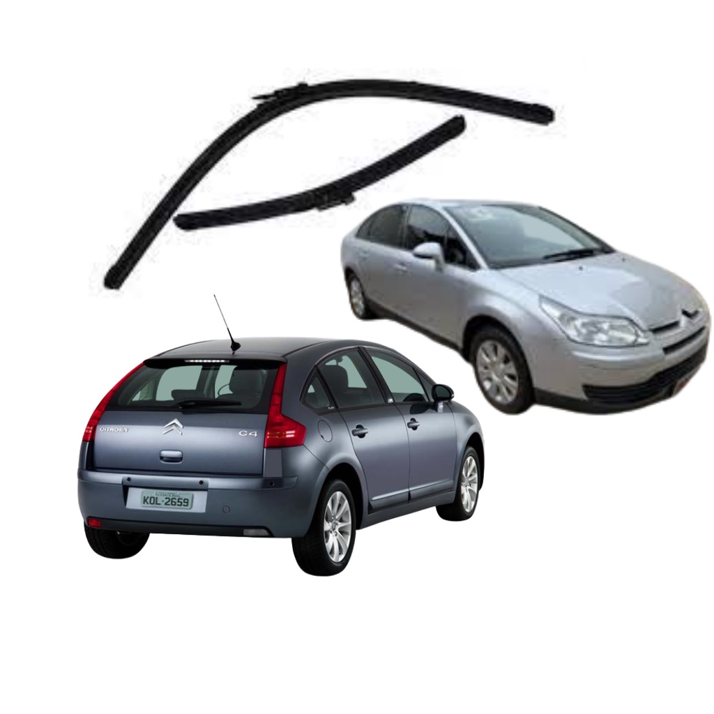 Par Palheta Limpador Parabrisa Dianteiro Citroen C4 Pallas C4 Hatch em Oferta na Shopee