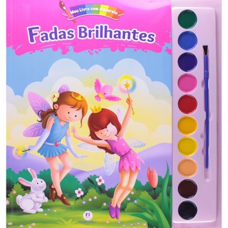 Livro Aquarela Fadas Brilhantes Ciranda Cultural