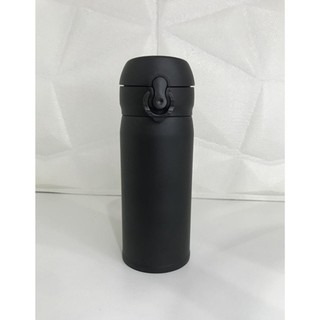 Garrafa Térmica - 350ml - Preto - Inox - JKC