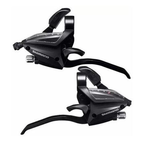 Passador Shimano Ez Fire Ef500 7v Com Manete Preto Trocador