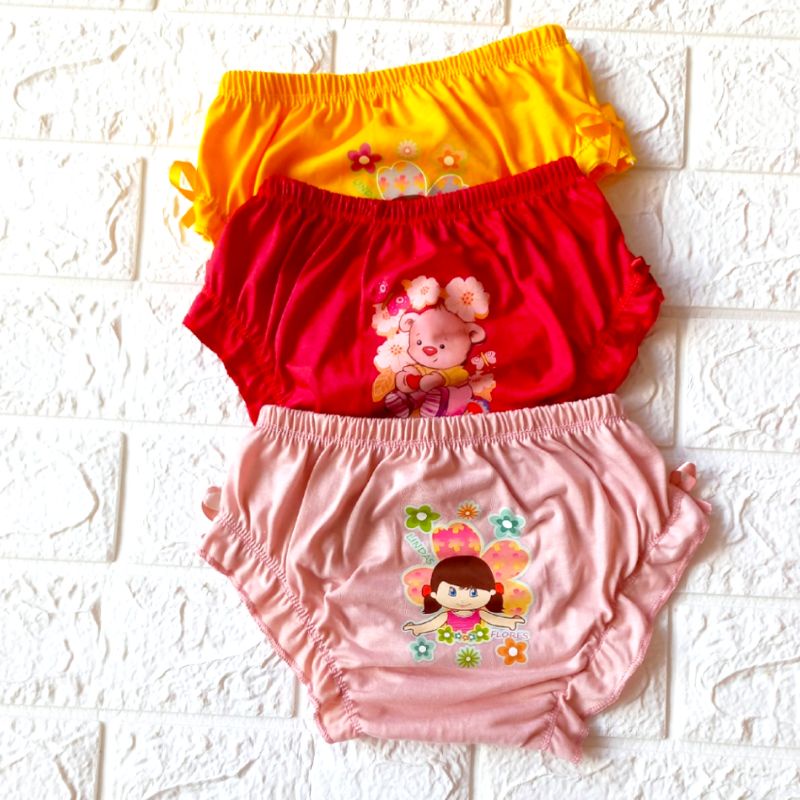 10 Calcinhas Algodão personagens Infantil Menina Criança  Bebê Tapa Fralda