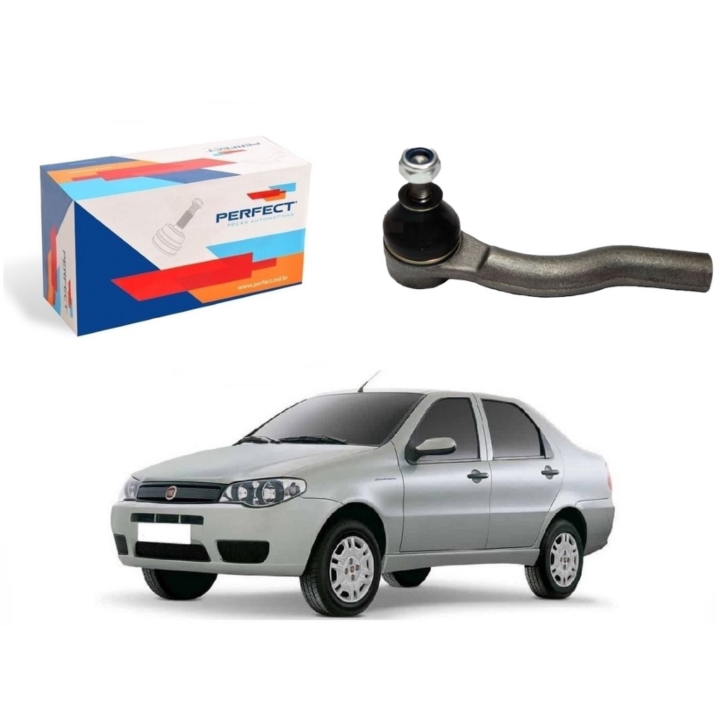 Terminal direção direito perfect fiat siena 1.0 1.4 1.8 2005 a 2010 - Spare Parts and Accessories for Vehicles