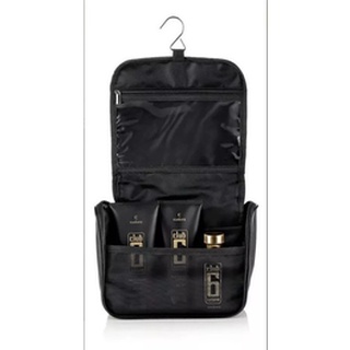 Necessaire Masculino Grande em Nylon Preta Viagem Eudora | Shopee Brasil