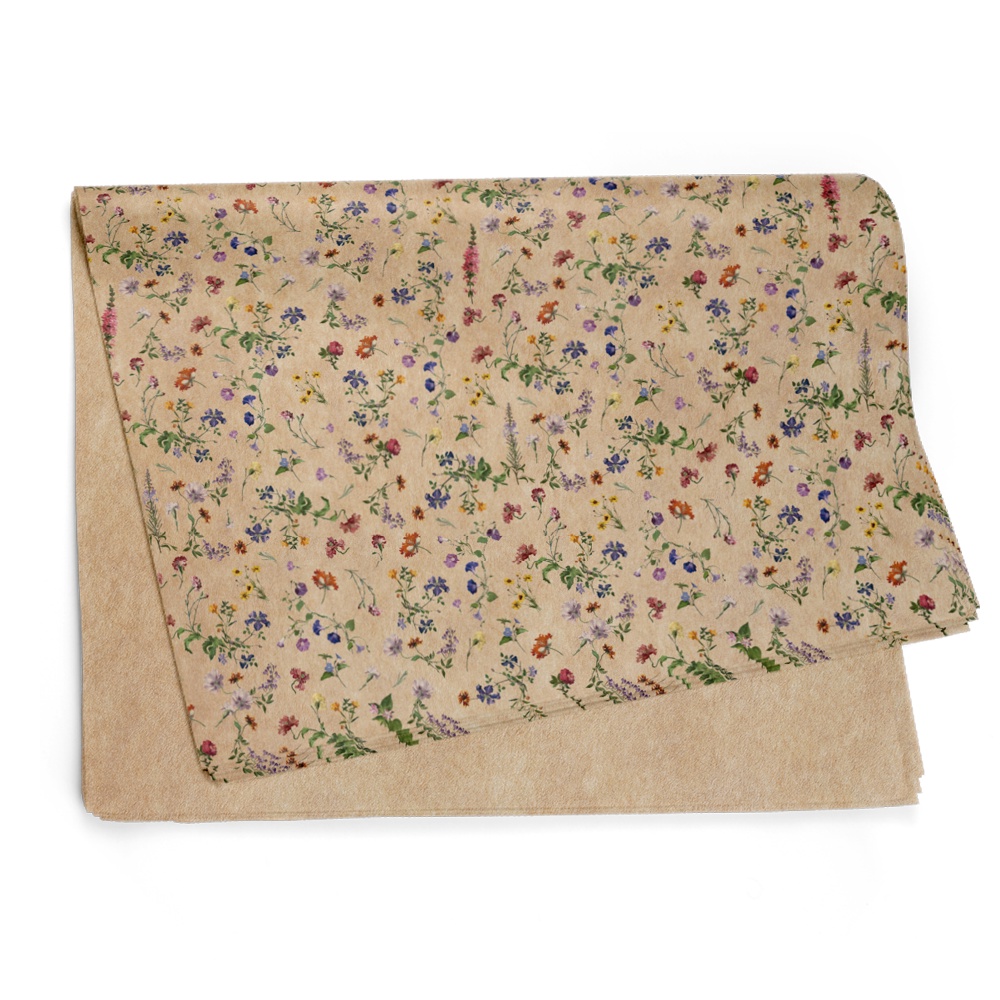 Kit 5/10/25 Papel Kraft Decorado Jardineiro 59,0x80,0cm, Floral Atlanta. em Oferta na Shopee