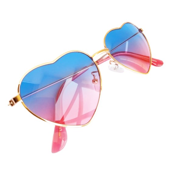 Óculos de sol infantil coração feminino Criança Adolescente Praia Coração em Oferta na Shopee