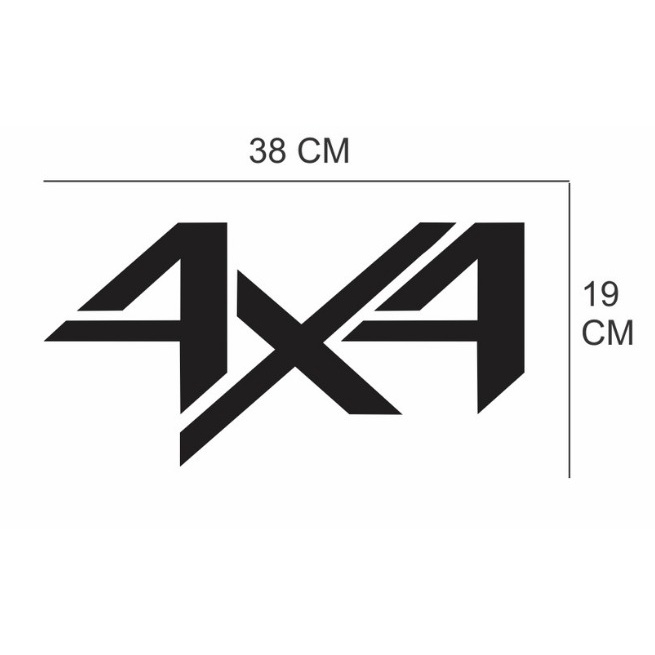Adesivos 4x4 Frontier 2020 Nissan Emblema Lateral