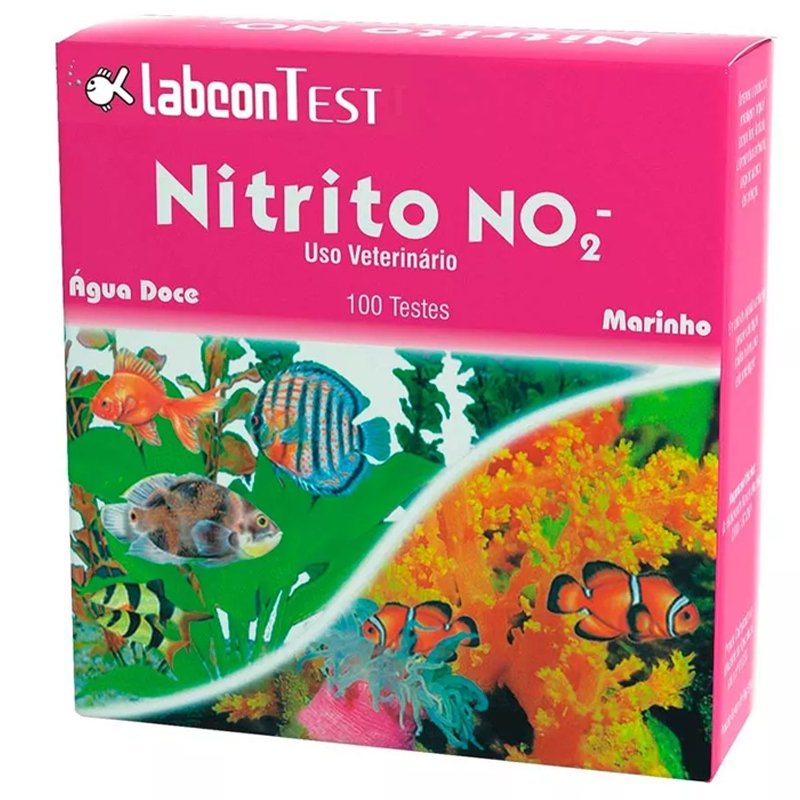 Alcon Labcon Teste Nitrito 100 Testes Aquário Doce Marinho