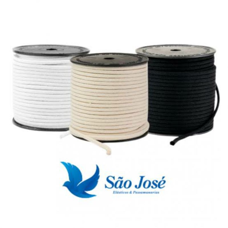 Cordão de Algodão 3mm São José - 50m em Oferta na Shopee