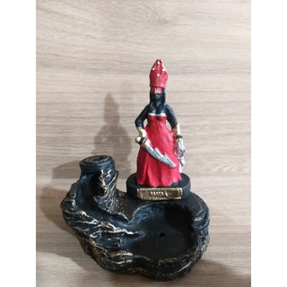 Incensário Cascata Com Orixá Iansã 10cm Em Resina em Oferta na Shopee