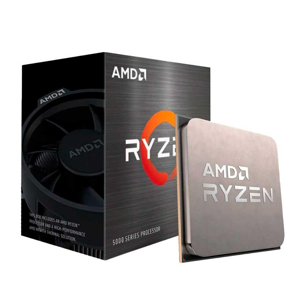Processador AMD Ryzen 5 5500 3.6GHz (4.2GHz Turbo), 6-Core, 12-Threads, 16MB Cache, AM4 - 100-100000457BOX