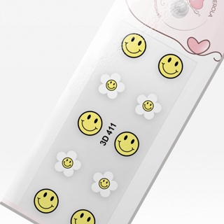 Adesivo 3D de unhas- Smile e Margarida-3D 411 em Oferta na Shopee