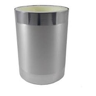 kit 2 peças Porta Lata Térmico Em Alumínio Polido Para Latinha De 350 Ml