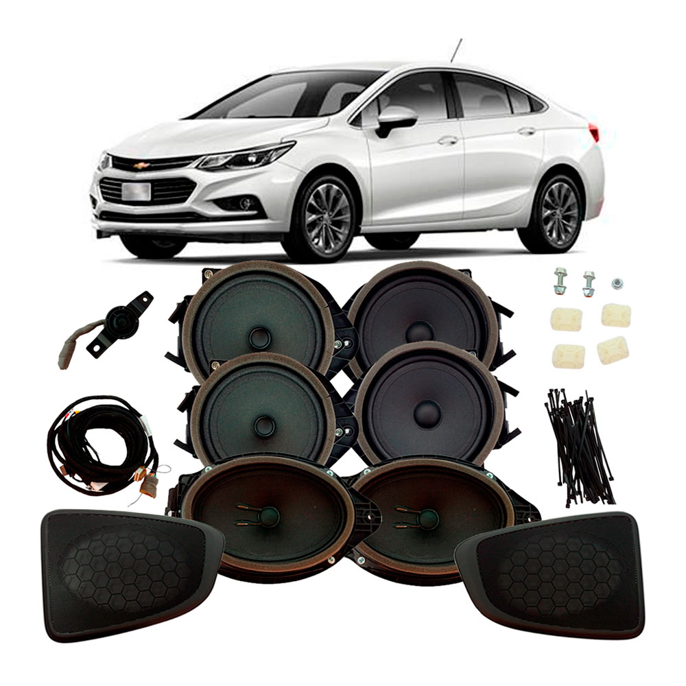 Kit Som Automotivo Jbl Chevrolet Novo Cruze Sedan Lt Shopee Brasil
