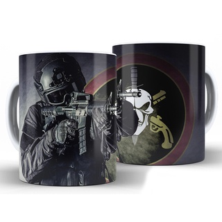 Caneca Bope - Xícara Personalizada 325ML Porcelana Cerâmica