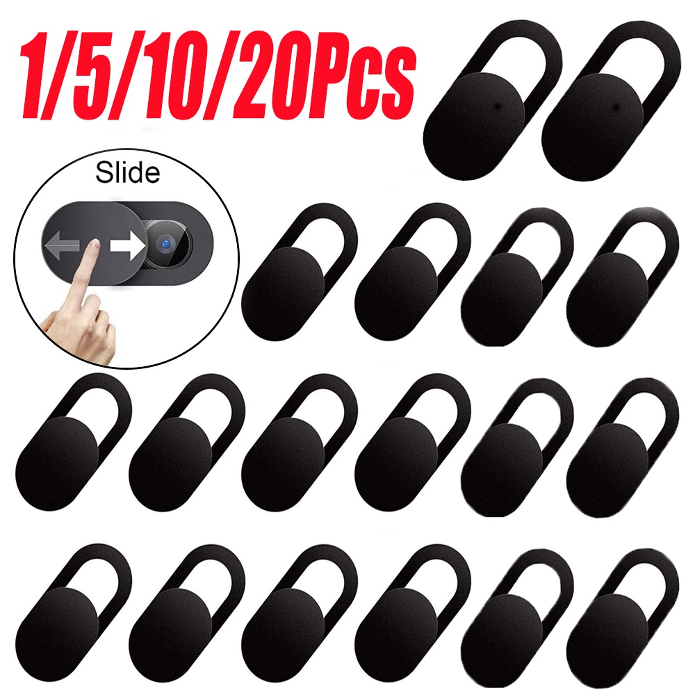 1/5/10/20 Pcs Tampa Da Webcam Câmera Laptop Slider Telefone Antispy Para iPad PC Macbook Lentes De Mesa Adesivo De Privacidade