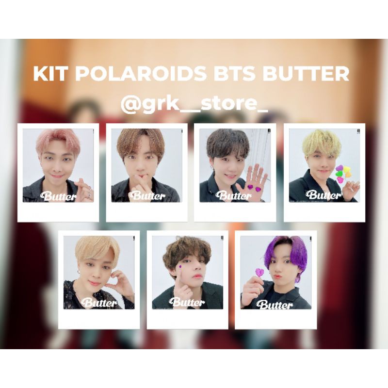 Kit Polaroids Bts Butter Kpop Shopee Brasil