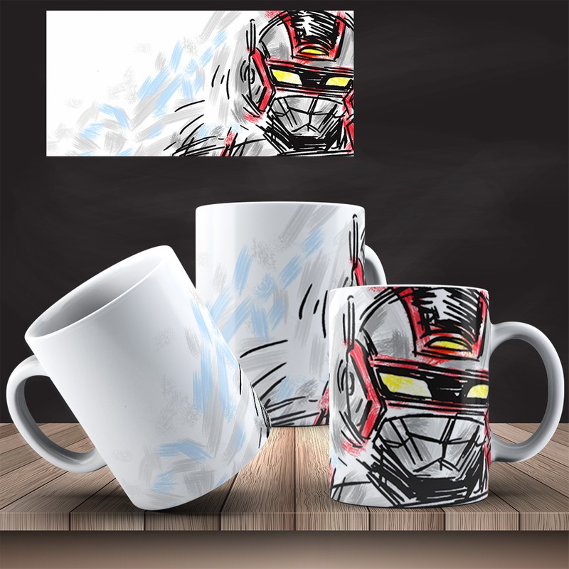Caneca Porcelana Coleção Jaspion Mod 15