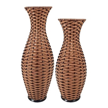 Dupla De Vasos Decorativos  Aladin Junco 68 60