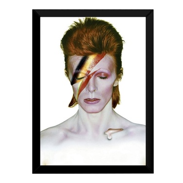 Quadro David Bowie Aladdin Sane Arte Poster Moldurado