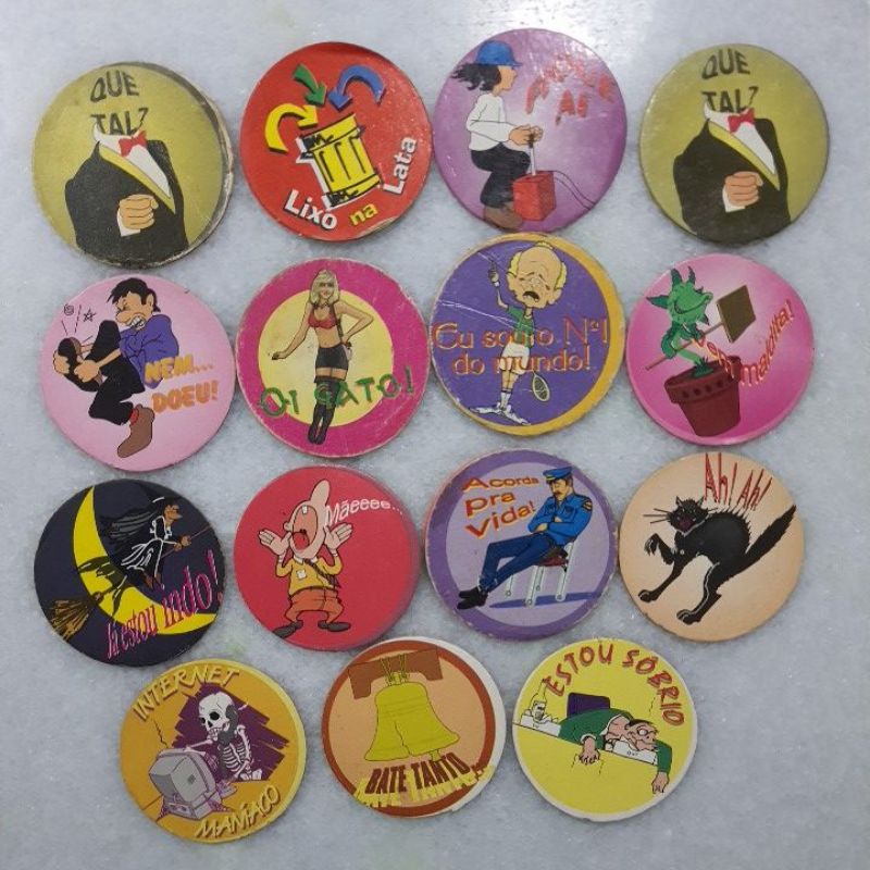 Coleção De Tazos - Crianças - Lote Com 16 Tazos